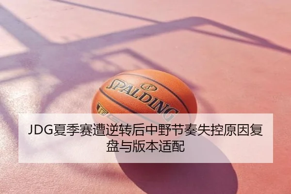 JDG夏季赛遭逆转后中野节奏失控原因复盘与版本适配
